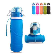 Load image into Gallery viewer, 750ml Outdoors Collapsible Water Bottle