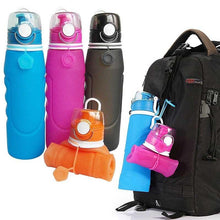 Load image into Gallery viewer, 750ml Outdoors Collapsible Water Bottle