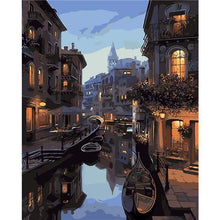 Load image into Gallery viewer, Gondola Night - Van-Go Paint-By-Number Kit-Nomad Shops