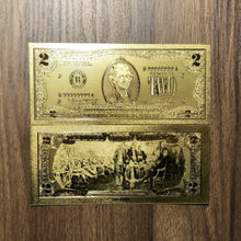 Załaduj obraz do przeglądarki galerii, 24k Gold Foil 7 Piece USA Money Set
