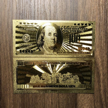 Load image into Gallery viewer, 24k Gold Foil 7 Piece USA Money Set
