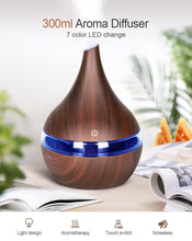 Load image into Gallery viewer, Vintage Ultrasonic Air Humidifier (USB - Touch LED)
