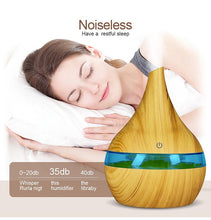 Load image into Gallery viewer, Vintage Ultrasonic Air Humidifier (USB - Touch LED)
